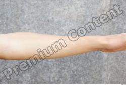 Forearm Man White Nude Underweight